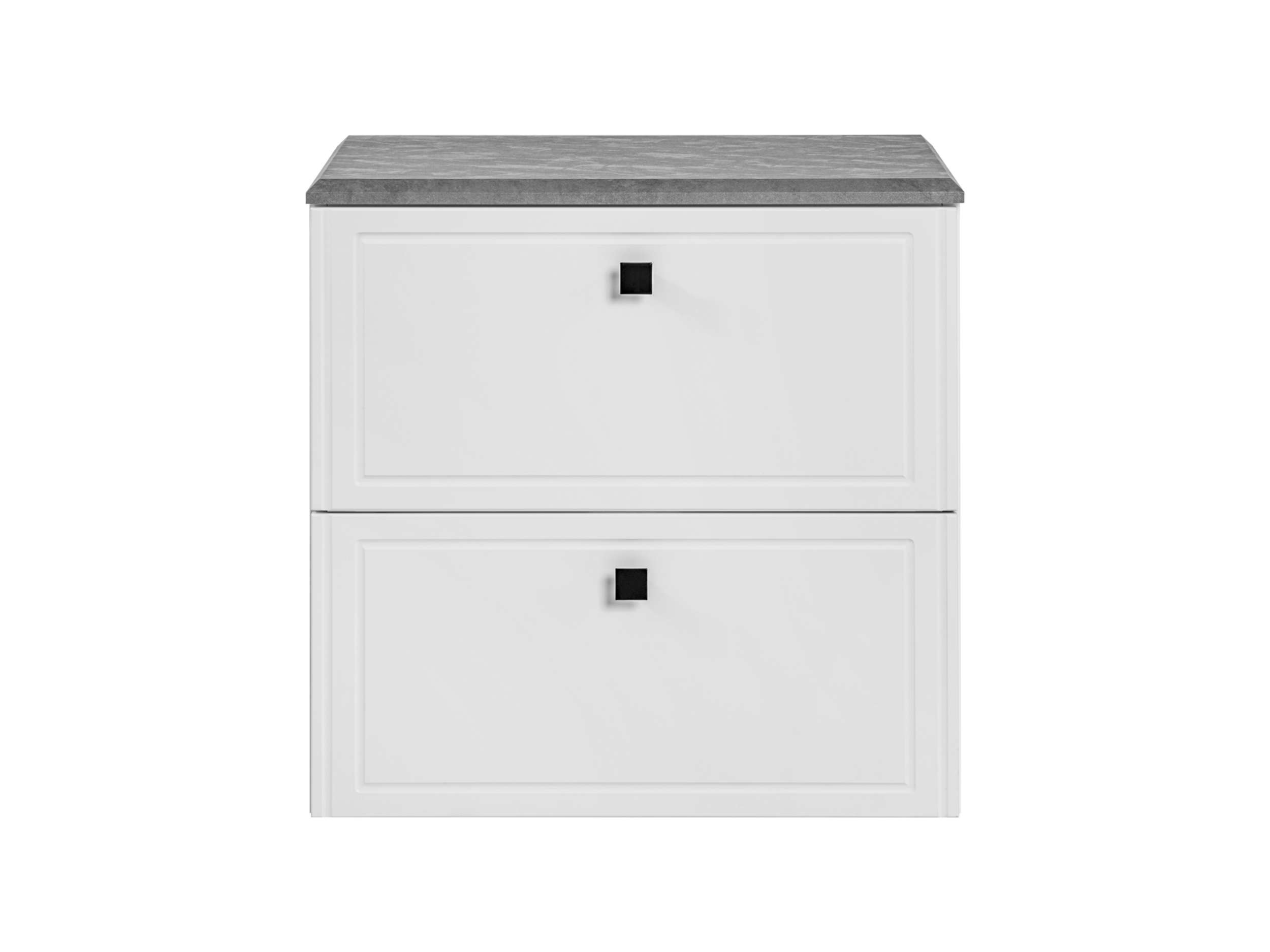 Stylefy Avalon Unterschrank I Weiß Grau 57 x 60 cm