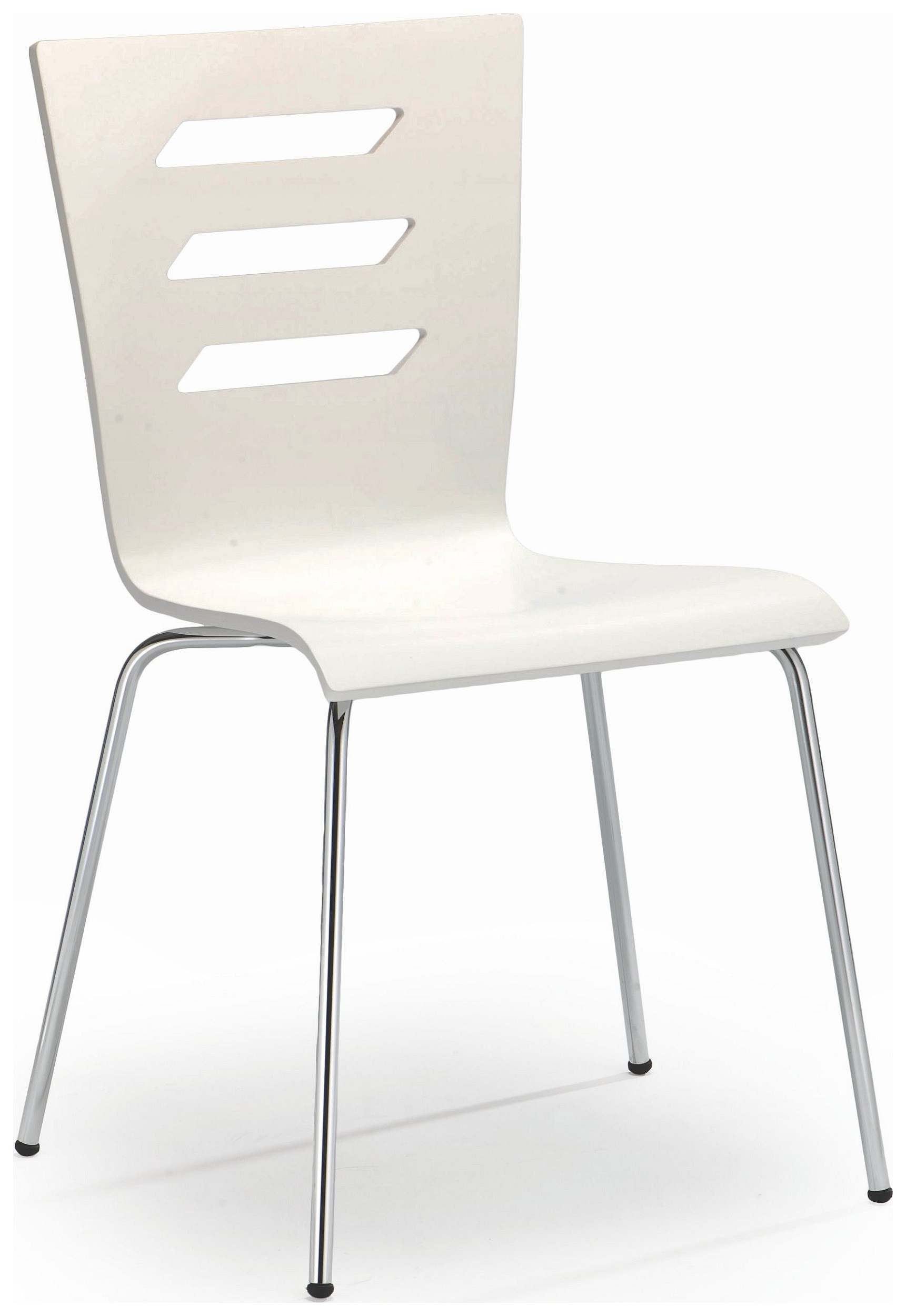 Stylefy K155 Küchenstuhl Weiß 85x43x47 cm